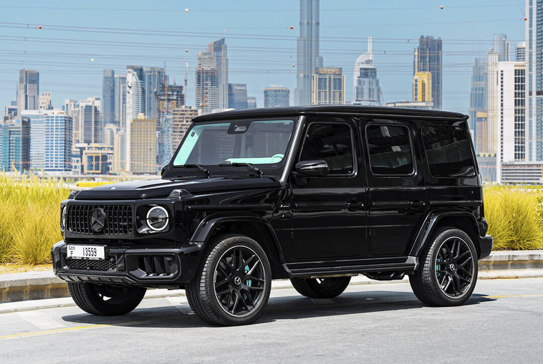 Mercedes-Benz G-Class (Black) • 4MATIC • Dubai | 2025