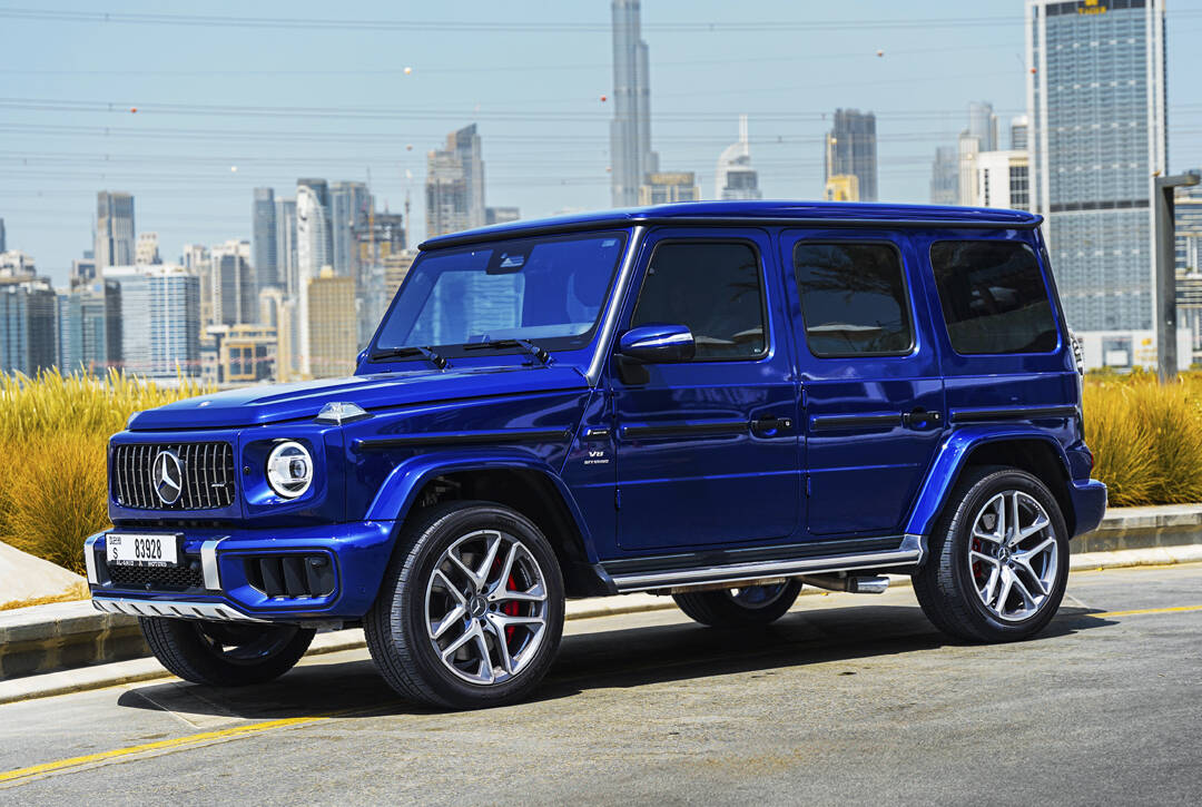 G-Class Blue | Luxury 4×4 • Dubai